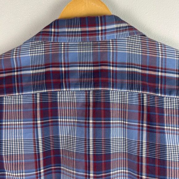 FRANK and EILEEN PLAID RELAXED BUTTON UP EILEEN SHIRT - Picture 8 of 9